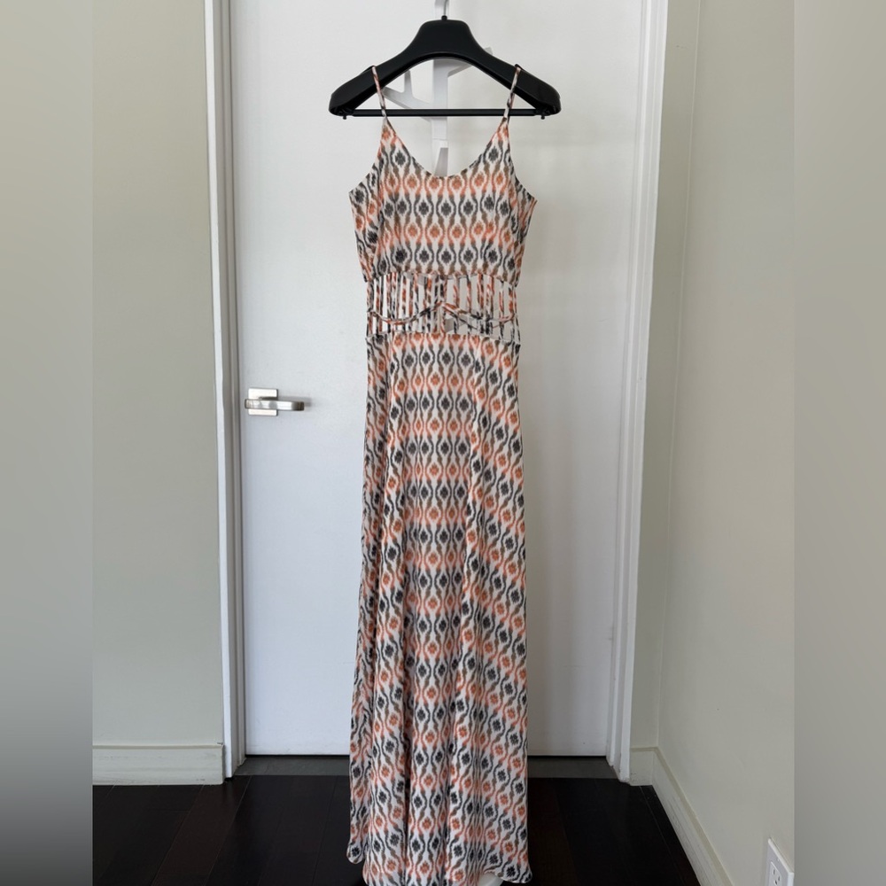 Dress the Population Multicolor Patterned Maxi Dress